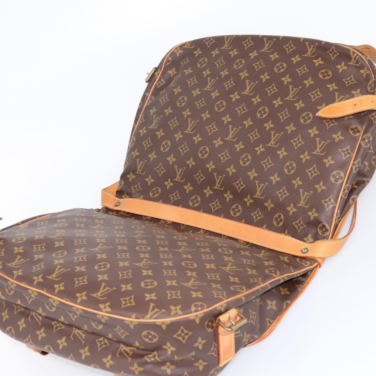 Louis Vuitton Saumur Monogram Canvas, Brown, Canvas, Shoulder Bag