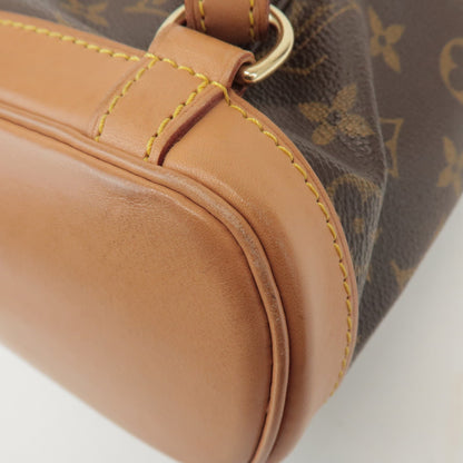 Louis Vuitton Vintage Montsouris Monogram Canvas, Brown, Canvas, Backpack