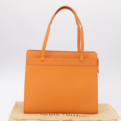 Louis Vuitton Croisette Damier with Braided Detail, Orange, Leather, Tote Bag
