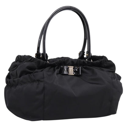 Salvatore Ferragamo Vala tote Nylon, Black, Nylon, Tote Bag