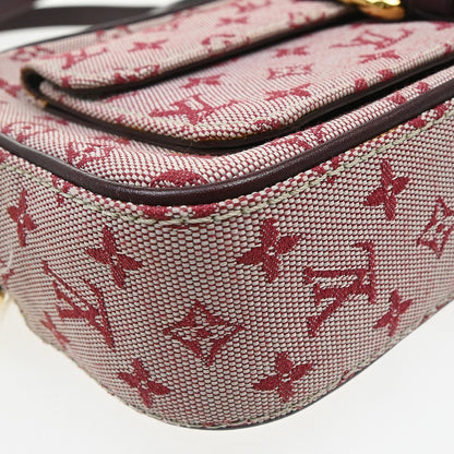Louis Vuitton Juliette Mini Lin, Red, Canvas, Crossbody Bag