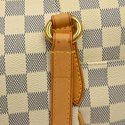 Louis Vuitton Totally Damier, White, Canvas, Tote Bag