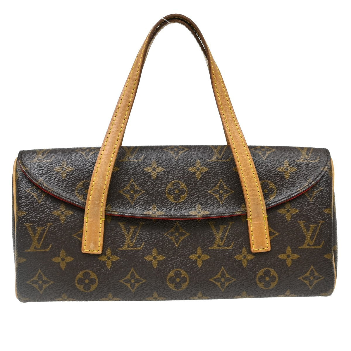 Louis Vuitton Sonatine Monogram Canvas, Brown, Canvas, Handbag