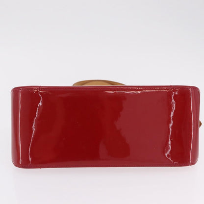 Louis Vuitton Rosewood Avenue Monogram Vernis, Red, Patent Leather, Handbag