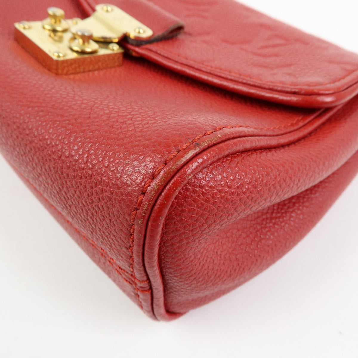Louis Vuitton Saint Germain Monogram Empreinte Leather, Red, Leather, Handbag