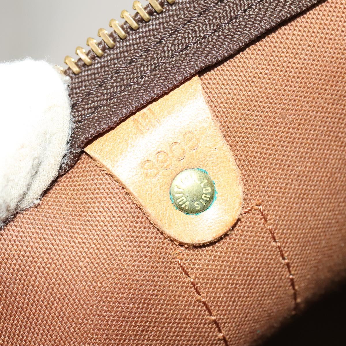 Louis Vuitton Keepall Bandouliere Bag Monogram Canvas, BROWN, CANVAS, Travel bag