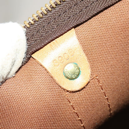 Louis Vuitton Keepall Bandouliere Bag Monogram Canvas, BROWN, CANVAS, Travel bag