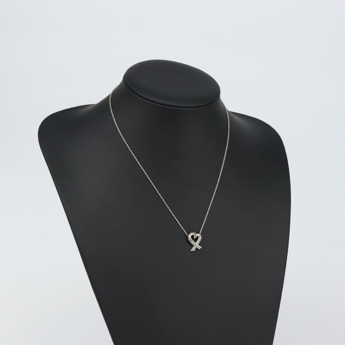 Tiffany & Co. Paloma Picasso Loving Heart Pendant Silver 925, Silver, Silver, Necklace