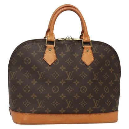 Louis Vuitton Alma Handbag Monogram Canvas, BROWN, CANVAS, Handbag