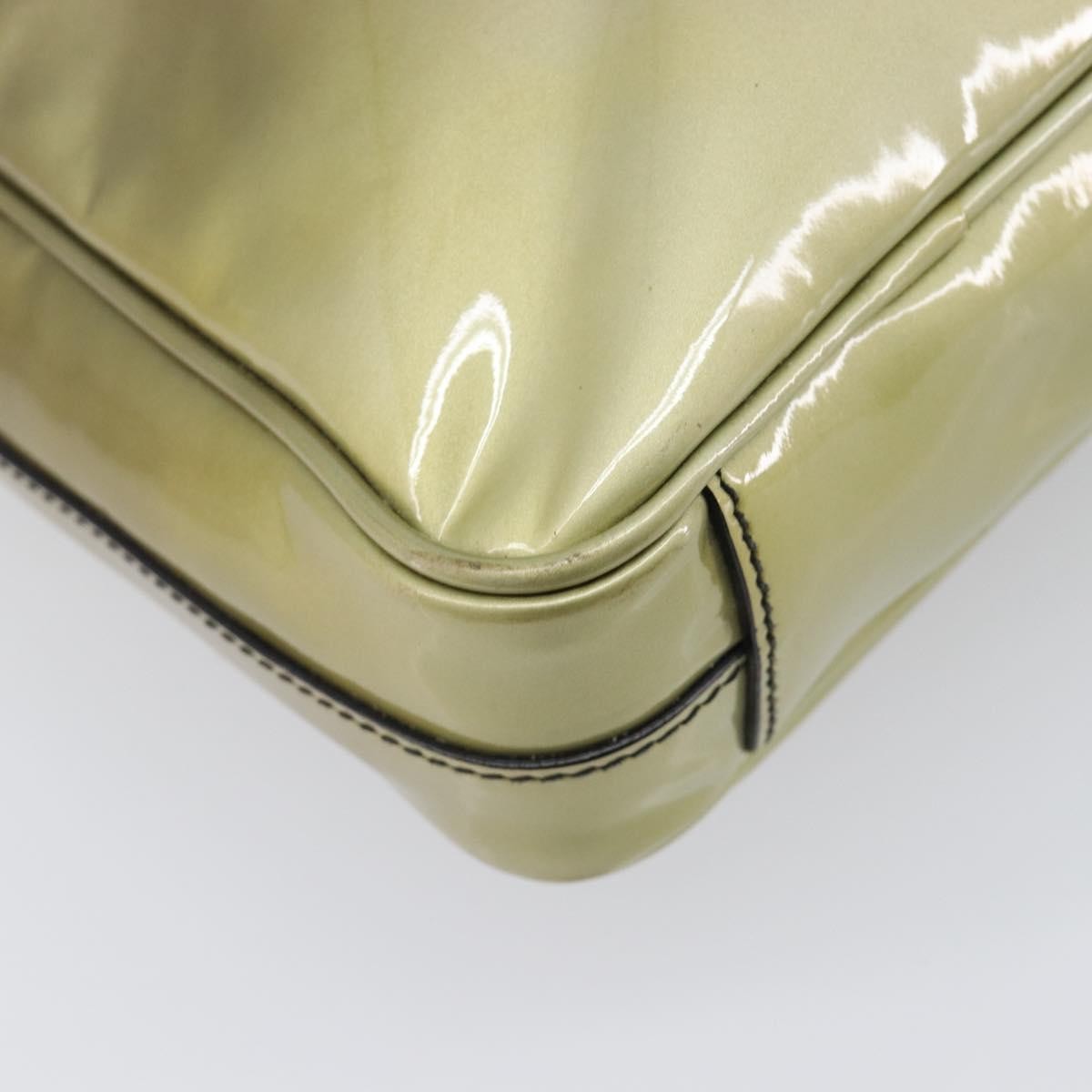 Prada Shoulder Bag Patent leather, Green, Patent Leather, Shoulder Bag