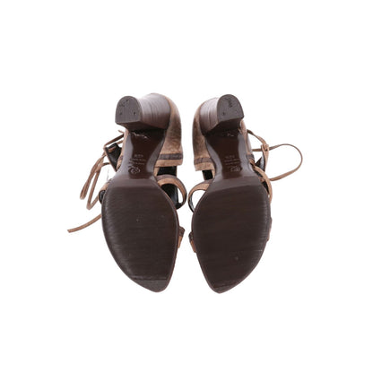 Σανδάλια Alexander McQueen με T-Strap 10 US Καφέ
