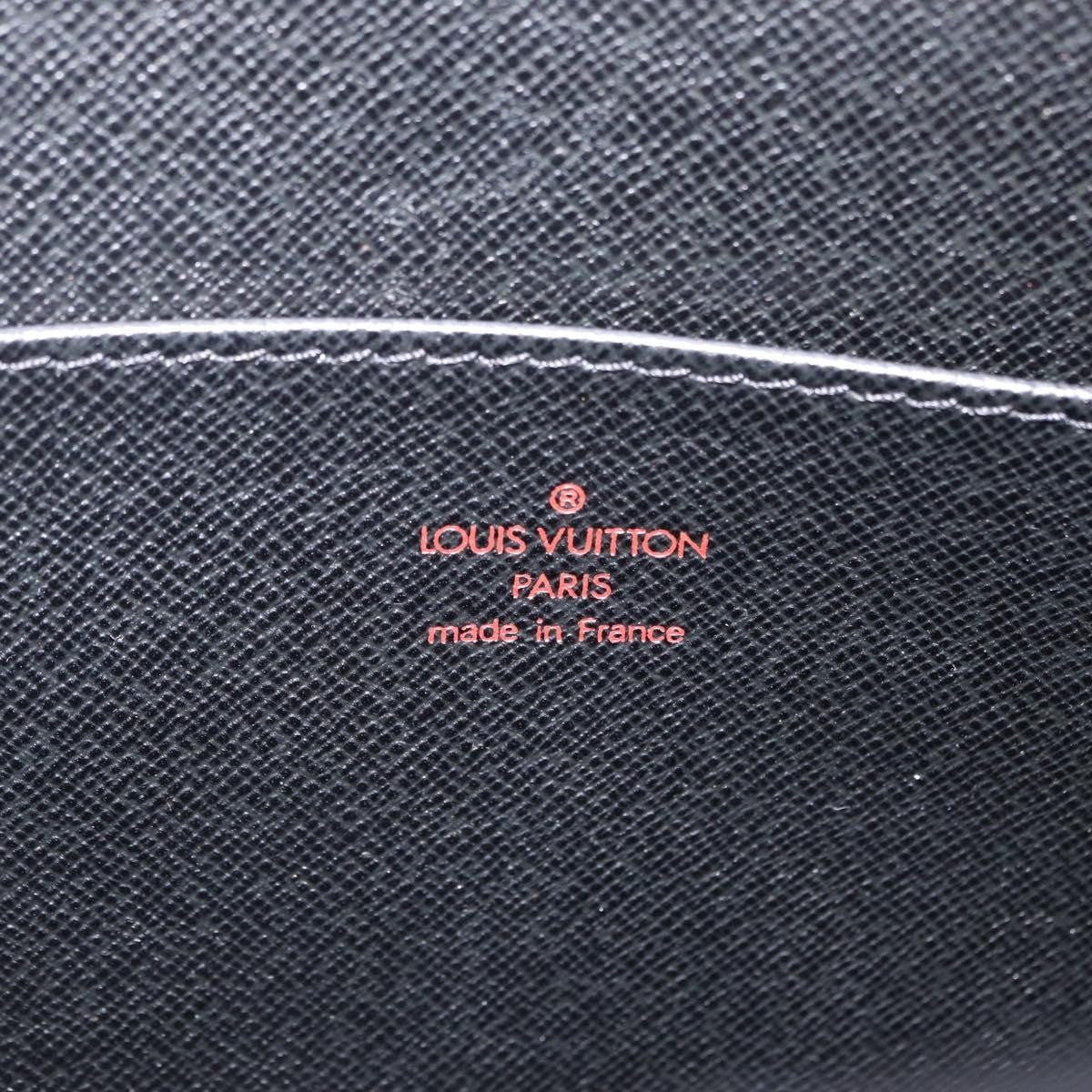 Louis Vuitton Pochette Homme Epi Leather, Black, Leather, Clutch