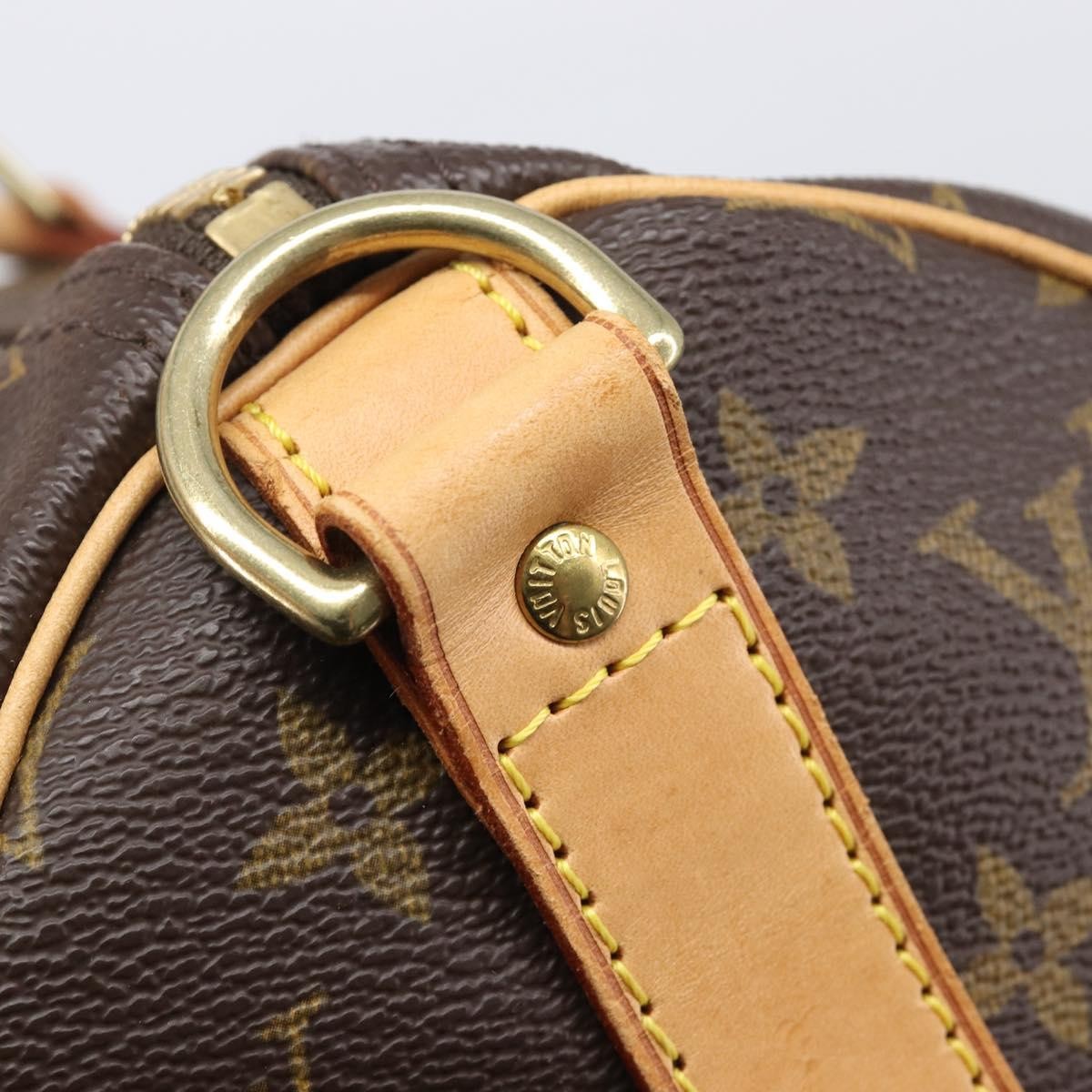 Louis Vuitton Keepall Bandouliere Monogram Canvas, Brown, Canvas, Travel Bag