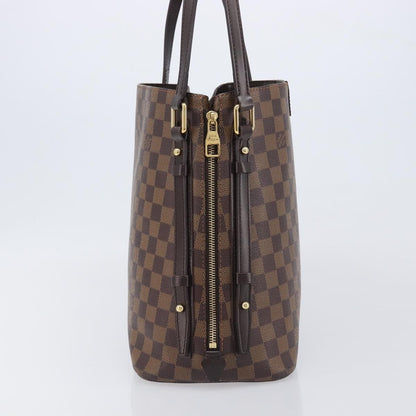 Louis Vuitton Cabas Rivington Damier, Brown, Canvas, Tote Bag