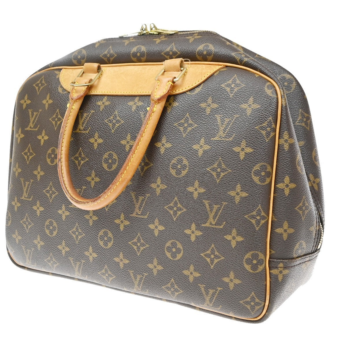 Louis Vuitton Trouville Monogram Canvas, Brown, Canvas, Handbag