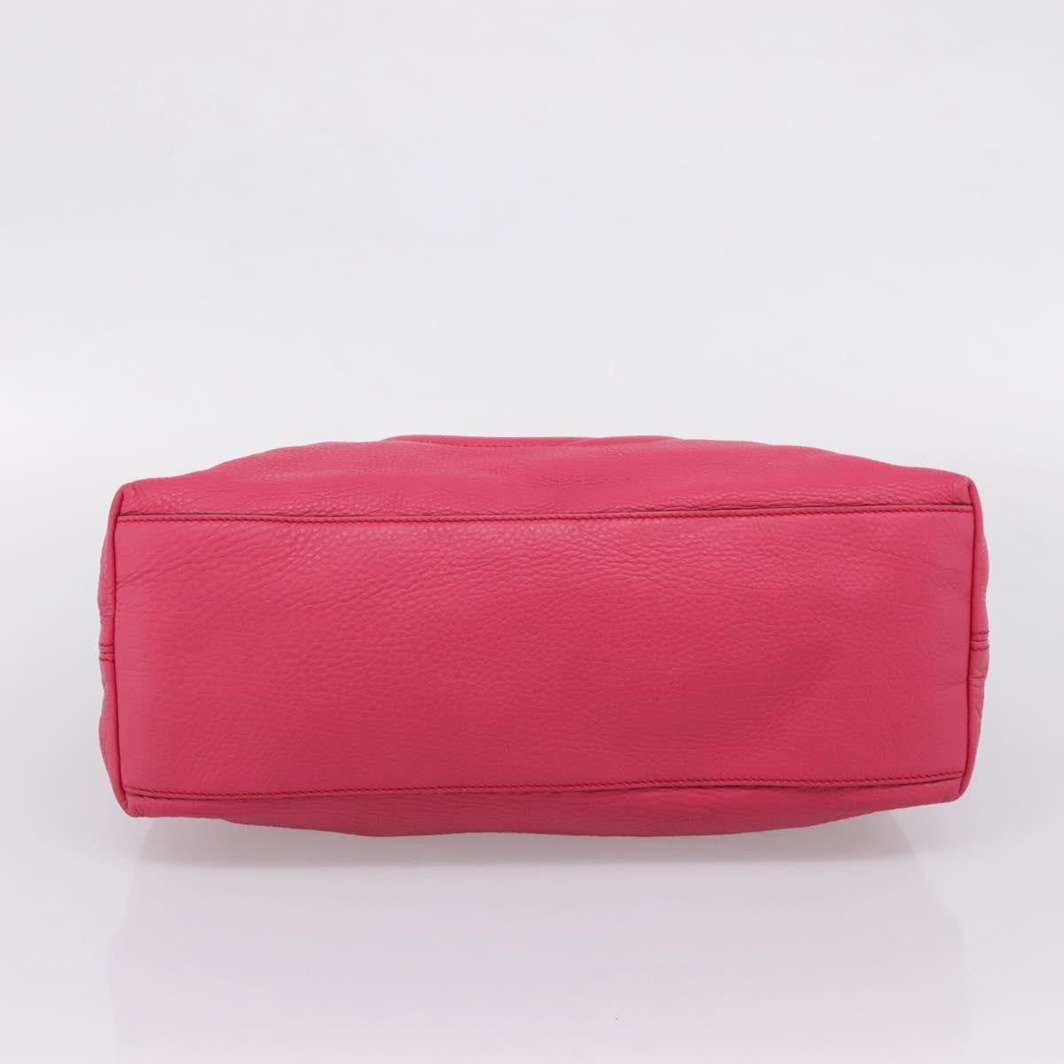 Gucci Soho Chain Strap Leather, Pink, Leather, Shoulder Bag