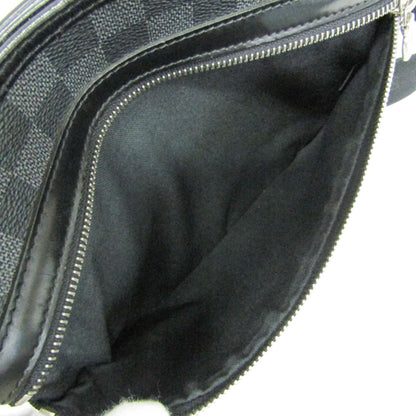 Louis Vuitton Thomas Damier Graphite, Black, Canvas, Shoulder Bag