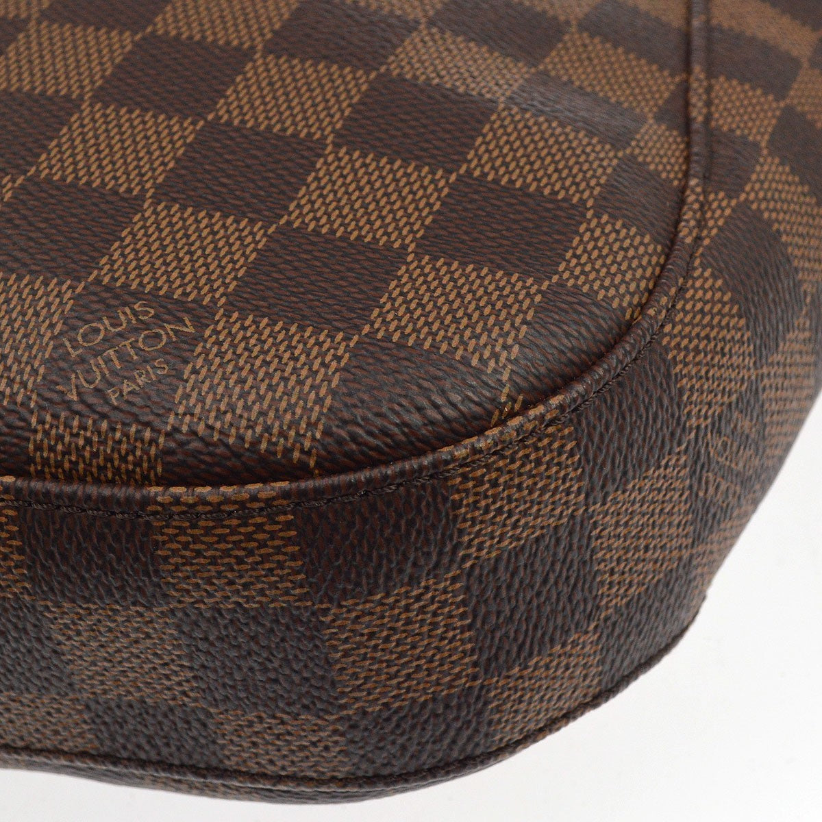 Louis Vuitton South Bank Besace Damier, Brown, Canvas, Handbag
