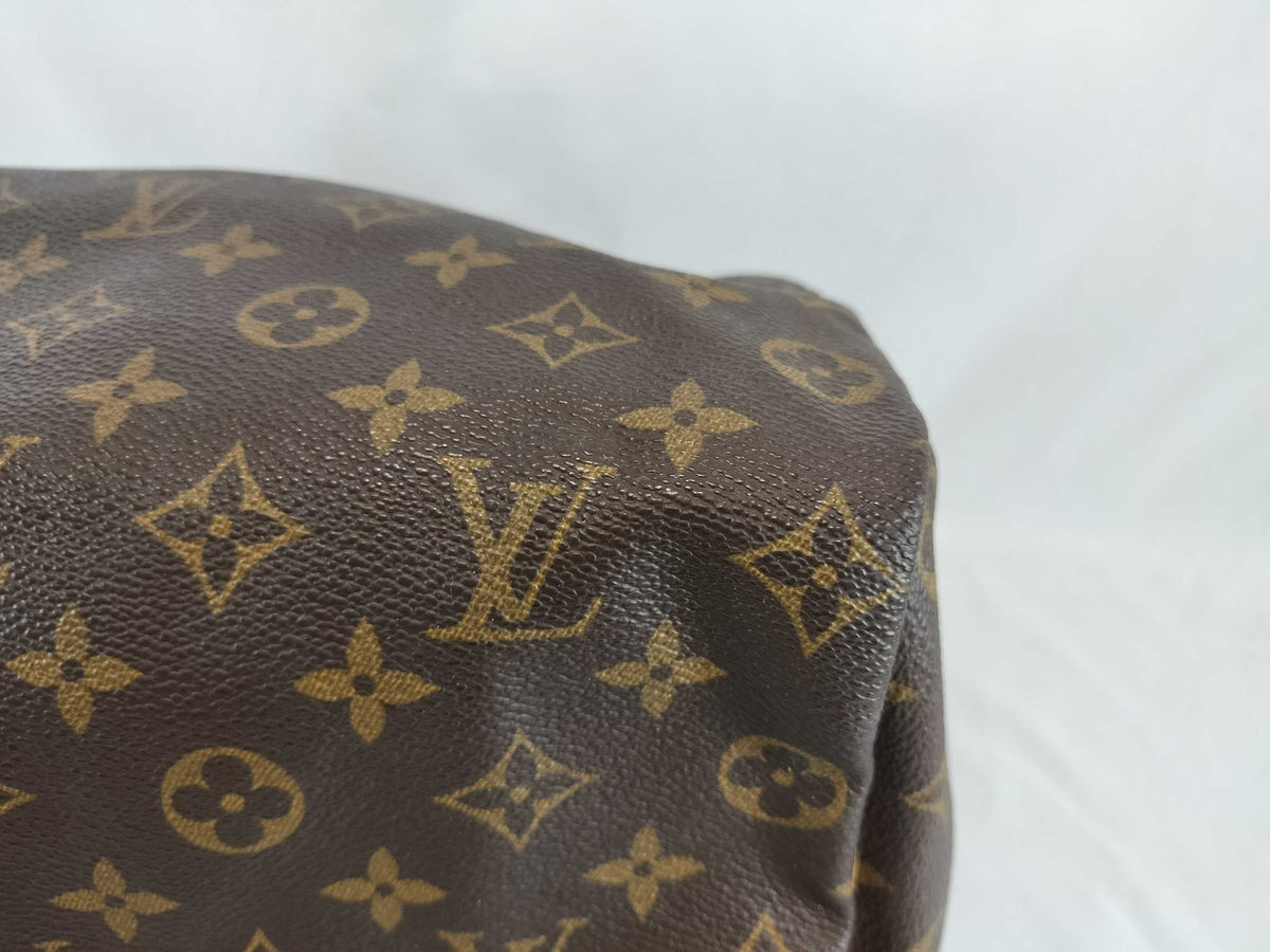 Louis Vuitton Speedy Monogram Canvas, Brown, Canvas, Handbag