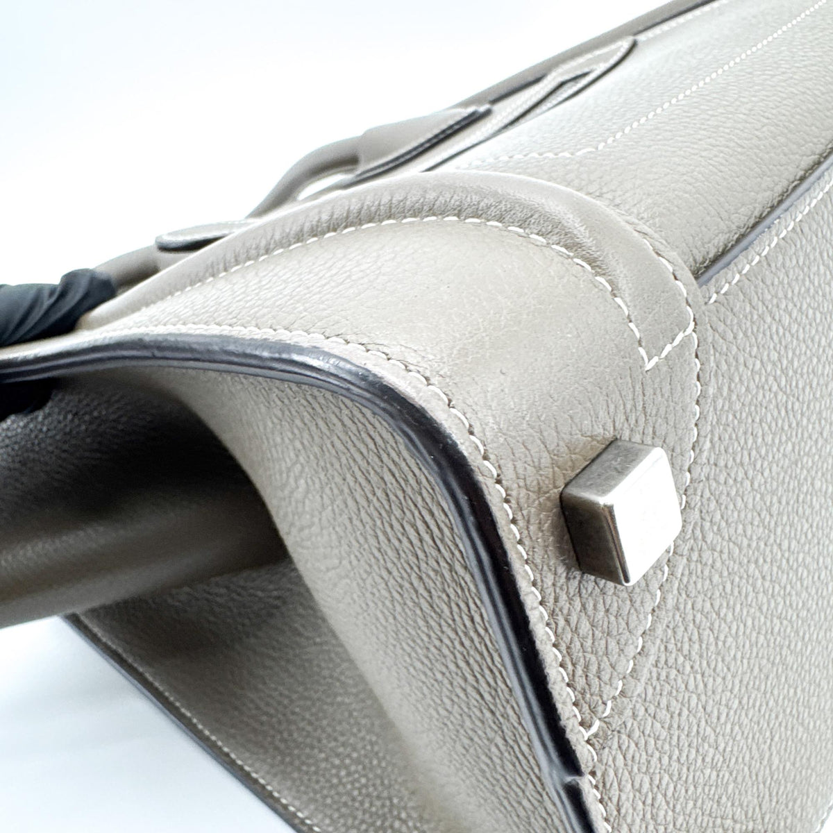 Celine Luggage Grainy Leather, Brown, Leather, Handbag