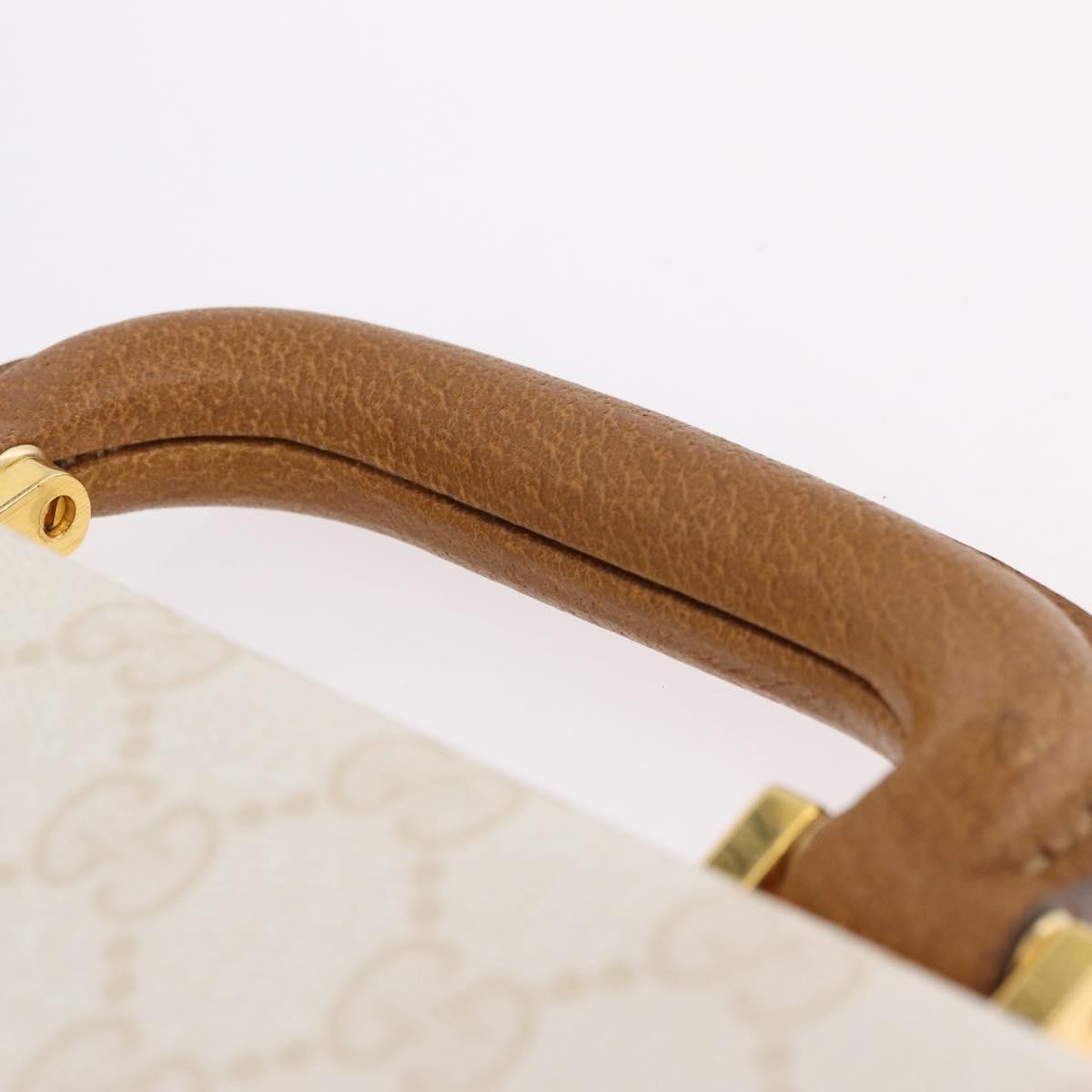 Gucci Business GG Canvas with Leather, Beige, Canvas, Handbag