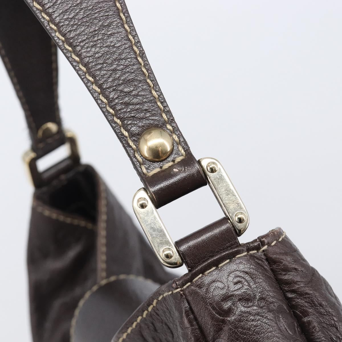 Gucci New Ladies Web Hobo Guccissima Leather, Brown, Leather, Shoulder Bag