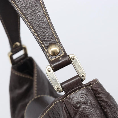 Gucci New Ladies Web Hobo Guccissima Leather, Brown, Leather, Shoulder Bag