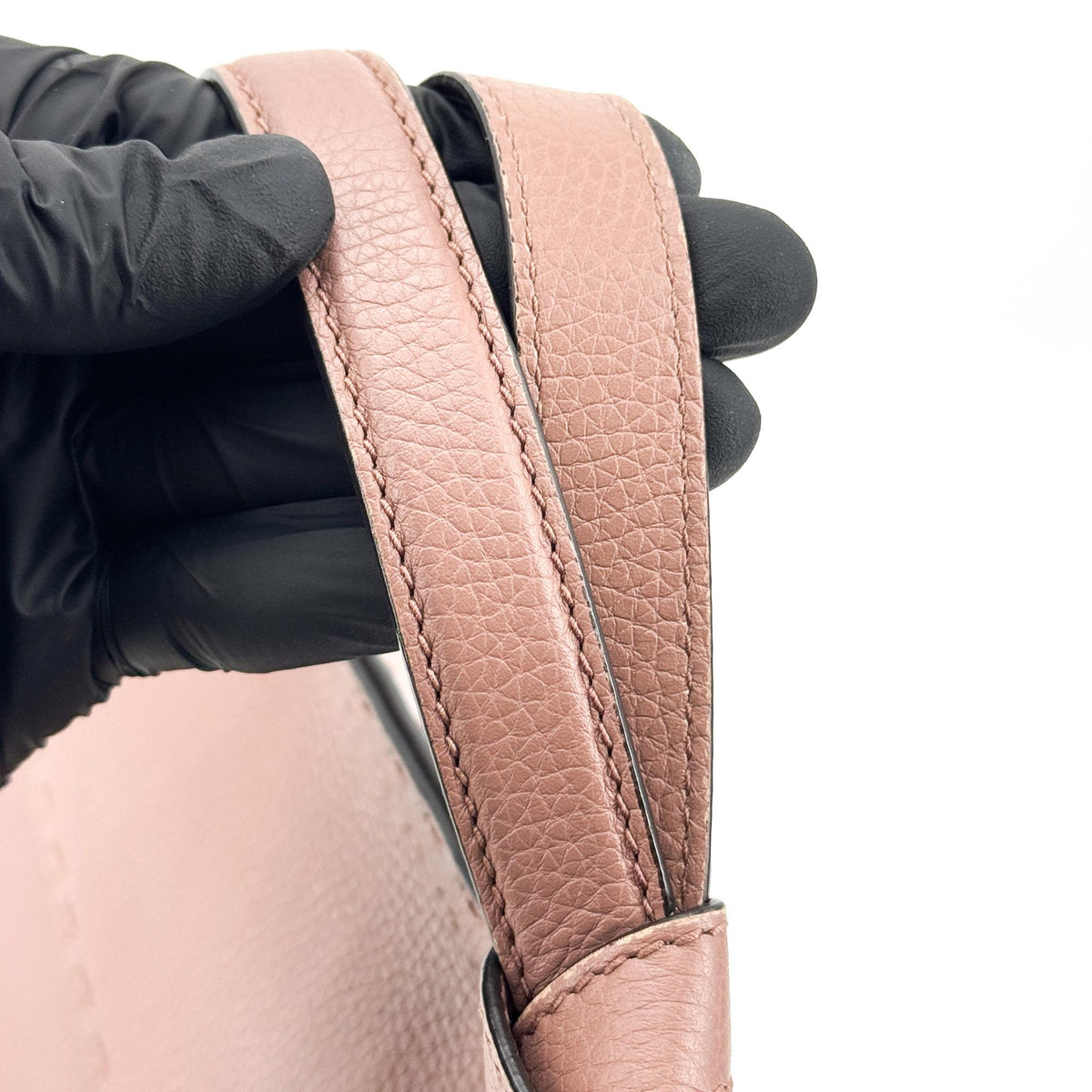 Gucci GG Marmont Top Handle Leather, Pink, Leather, Handbag