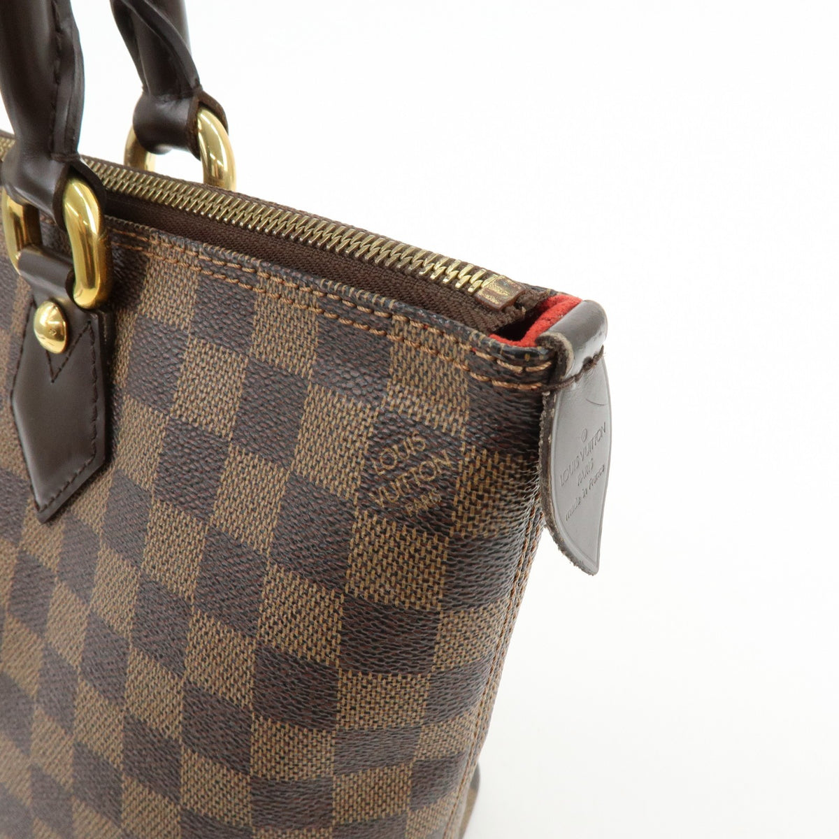 Louis Vuitton Saleya Damier, Brown, Canvas, Handbag