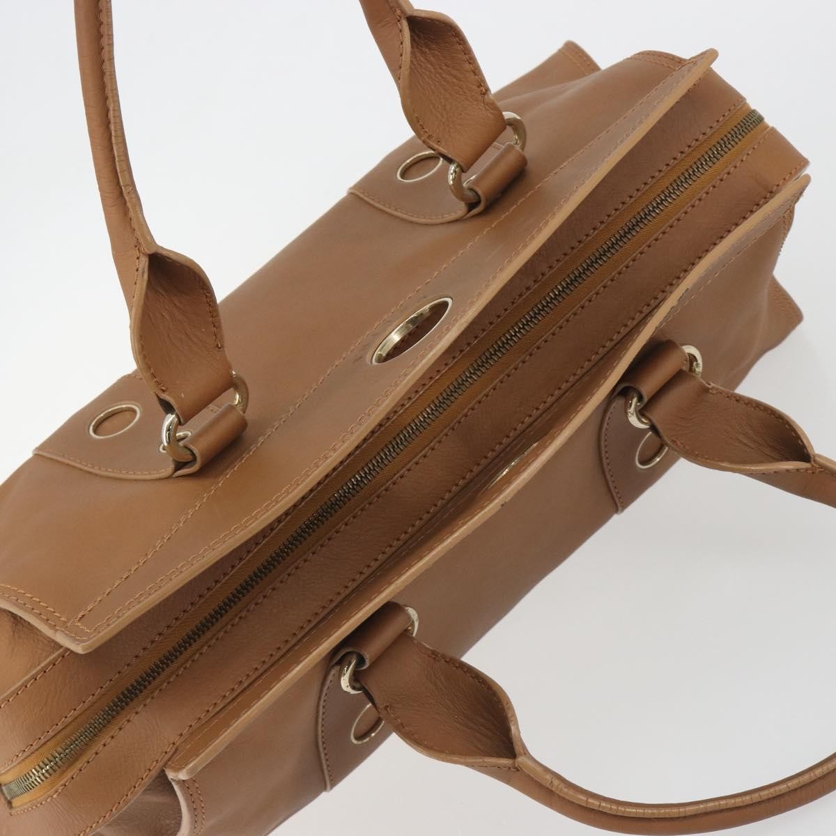 Celine Vintage Leather, Brown, Leather, Handbag