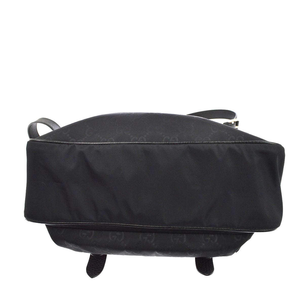 Gucci Buckle Messenger GG Canvas, Black, Canvas, Handbag