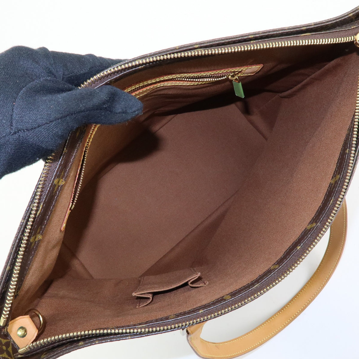 Louis Vuitton Cabas Mezzo Monogram Canvas, Brown, Canvas, Tote Bag