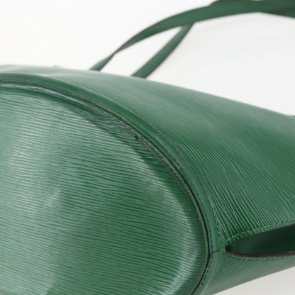 Louis Vuitton Saint Jacques Handbag Epi Leather, GREEN, LEATHER, Shoulder bag