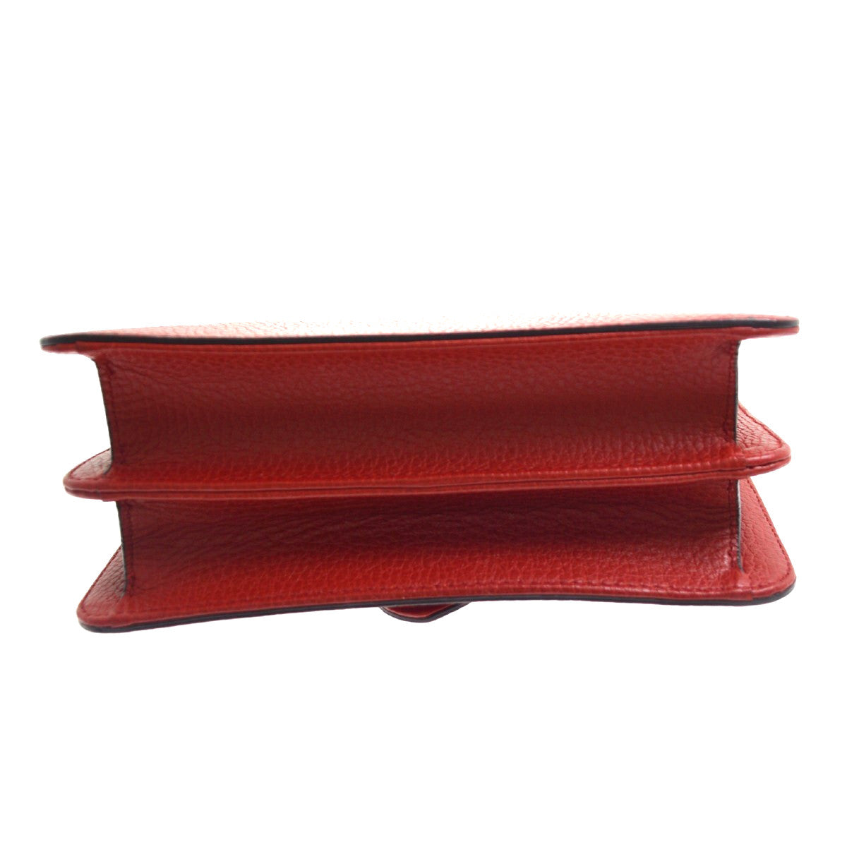 Gucci Interlocking Leather, Red, Leather, Shoulder Bag