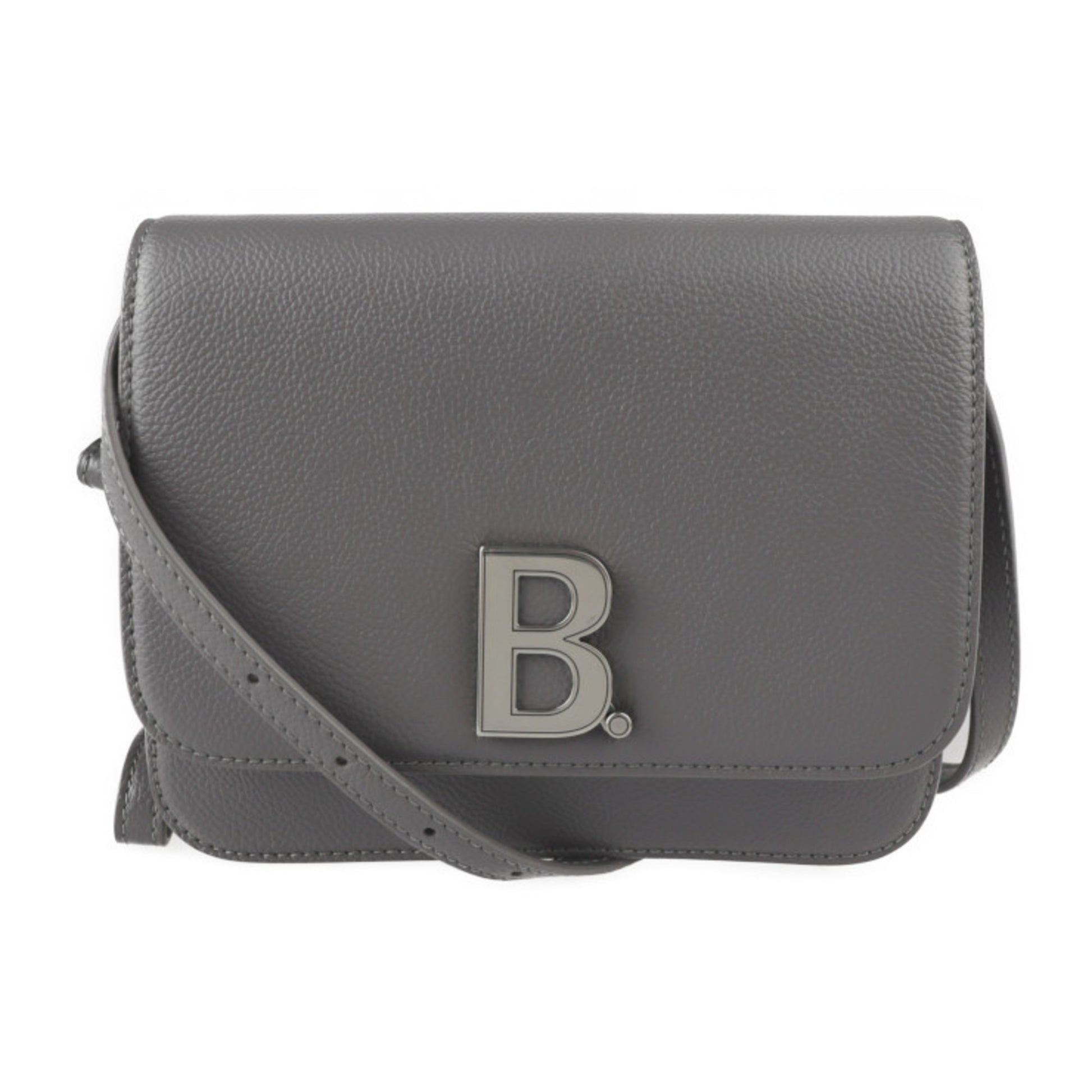 Balenciaga, Grey, Leather, shoulder