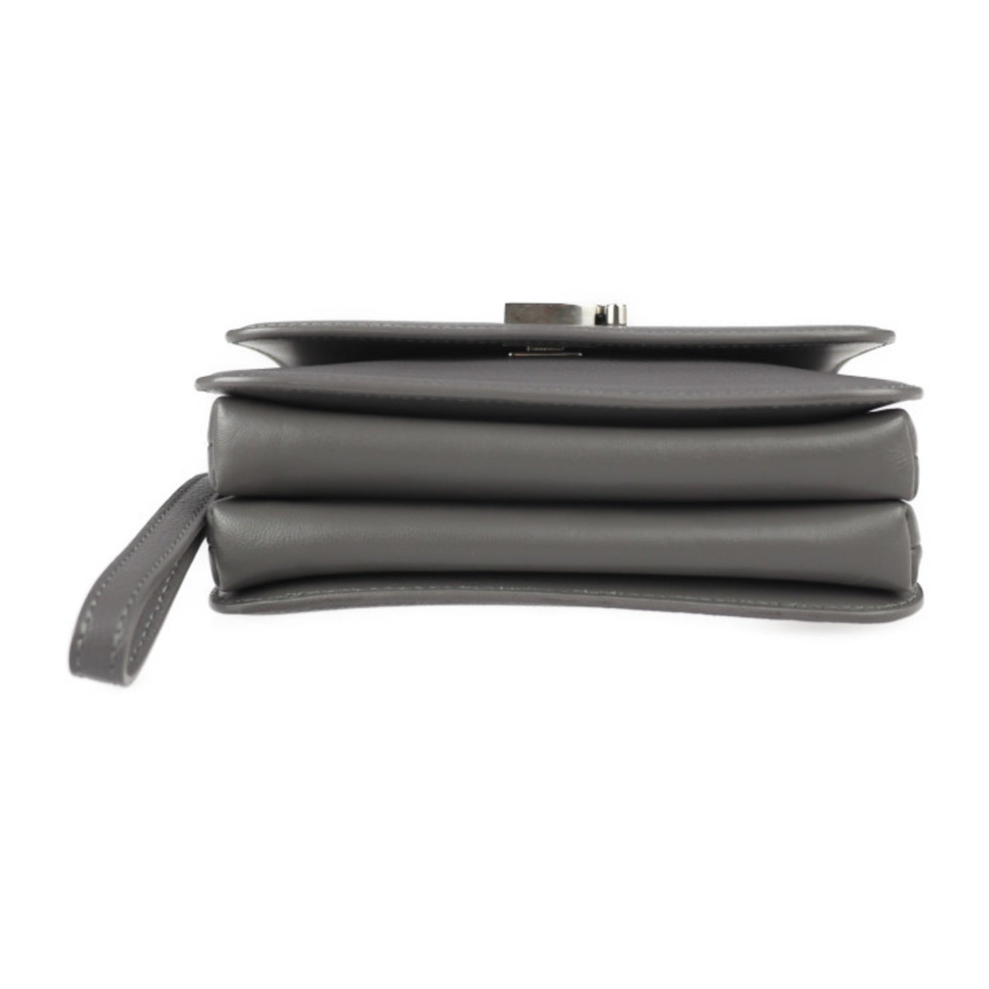 Balenciaga, Grey, Leather, shoulder