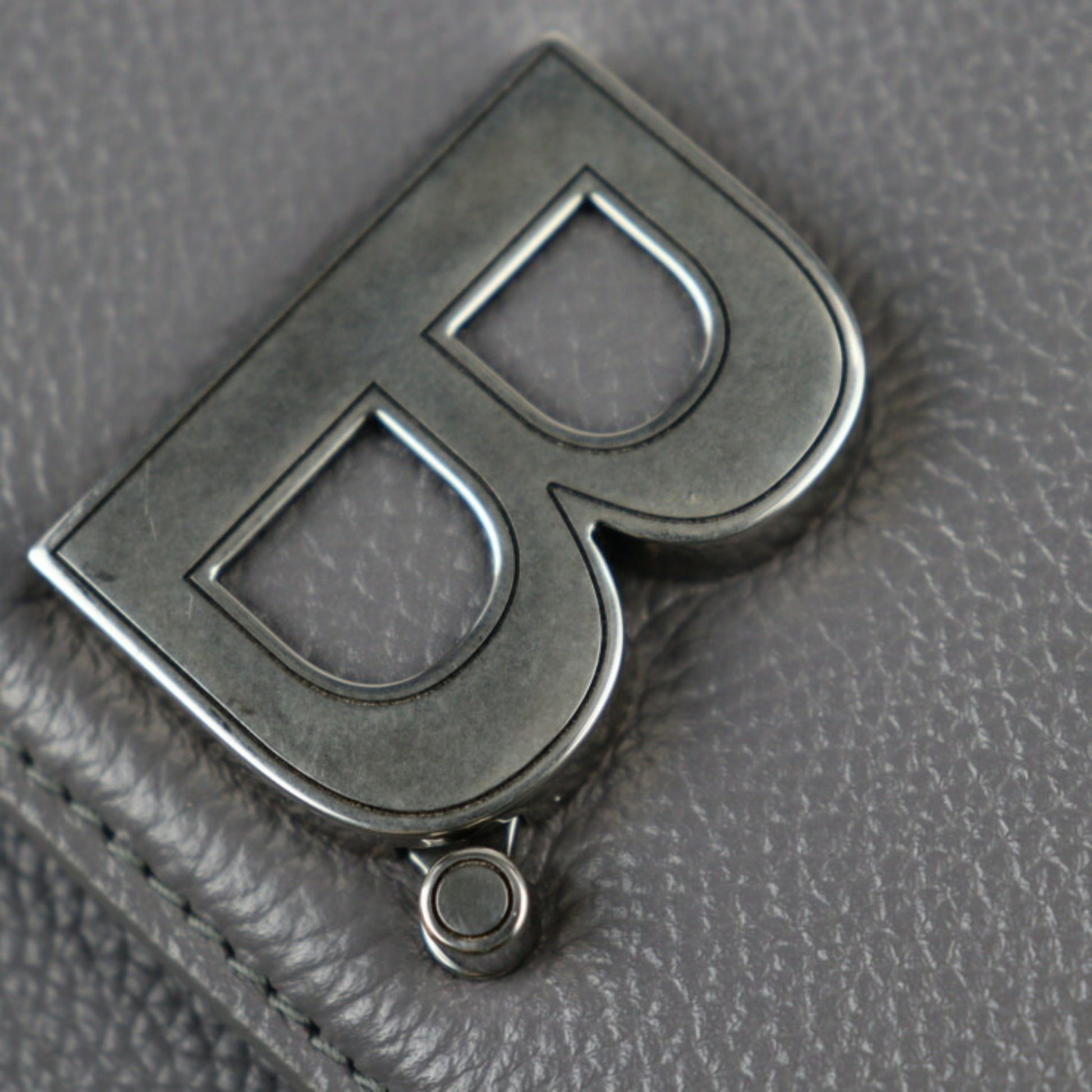 Balenciaga, Grey, Leather, shoulder