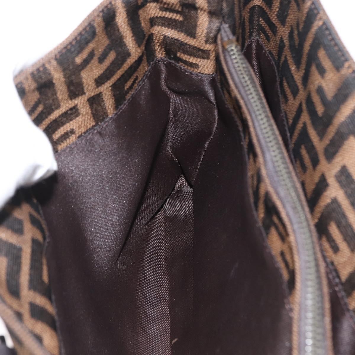 Fendi Vintage Open Tote Zucca Canvas, Brown, Canvas, Tote Bag