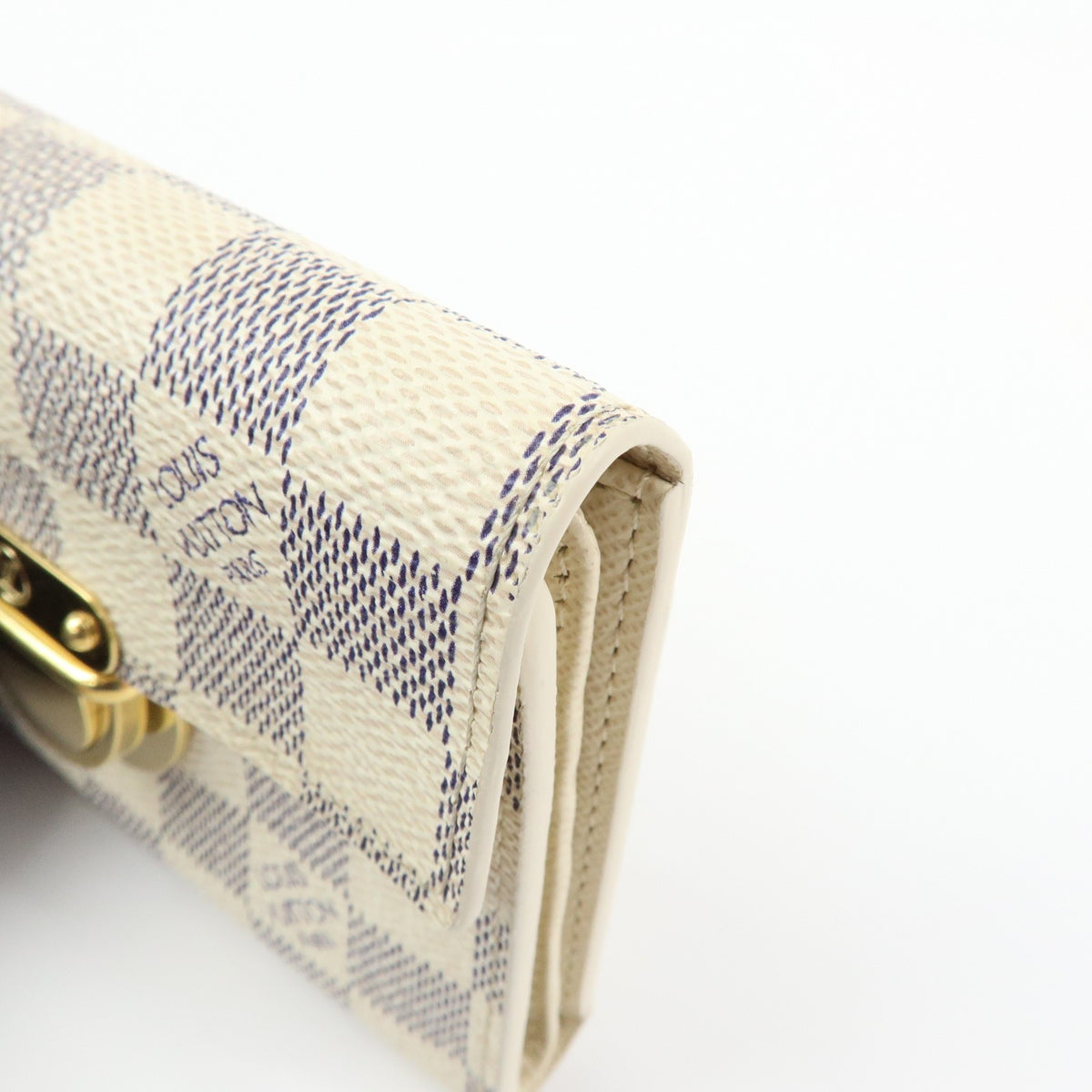 Louis Vuitton Koala Damier, Beige, Canvas, Wallet