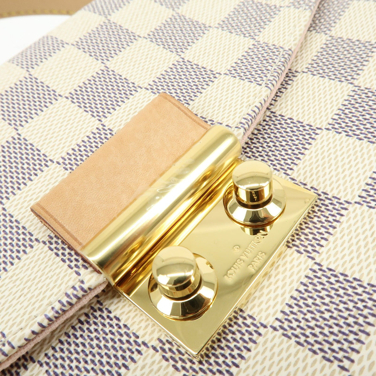 Louis Vuitton Croisette Epi Leather, White, Canvas, Tote Bag