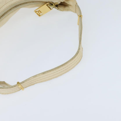Fendi Zip hobo leather, Beige, Leather, Shoulder Bag