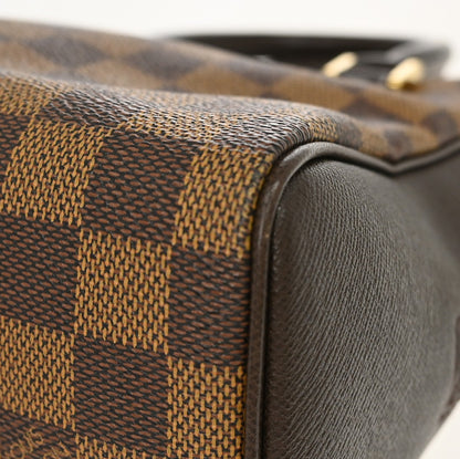 Louis Vuitton Brera Damier Ebene, Brown, Canvas, Handbag