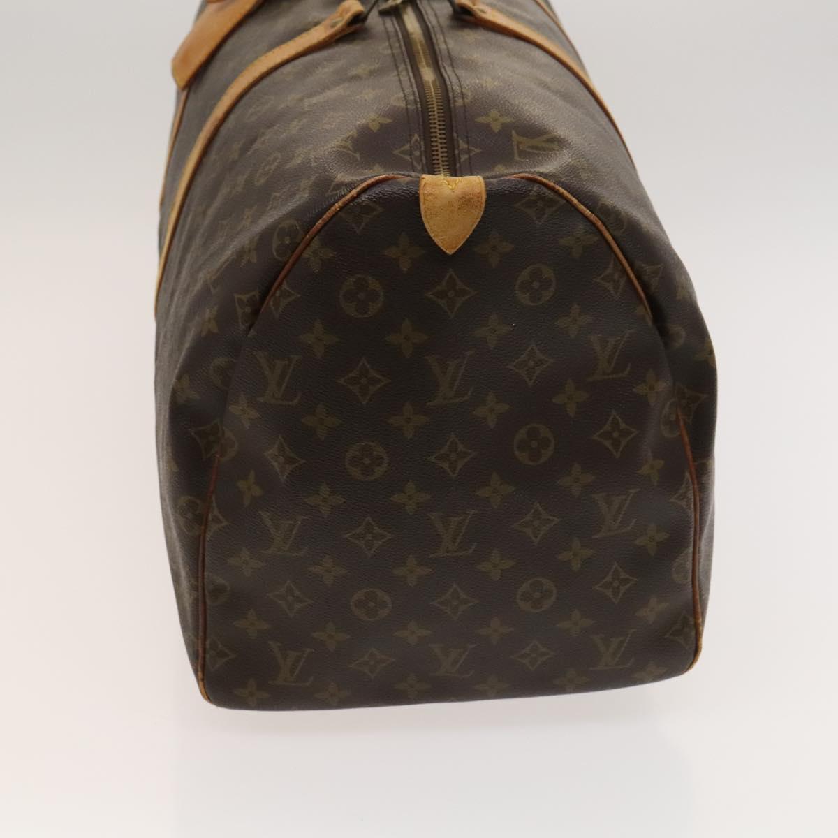 Louis Vuitton Keepall Bag Monogram Canvas, BROWN, CANVAS, Travel bag