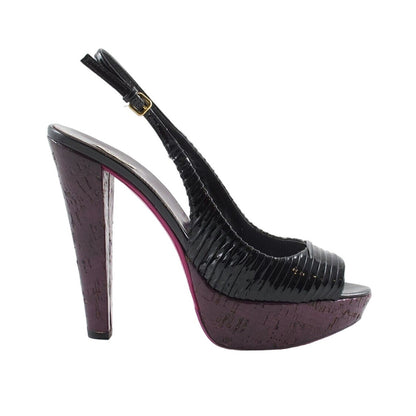 Γόβες Miu Miu Slingback 9 US Μαύρο