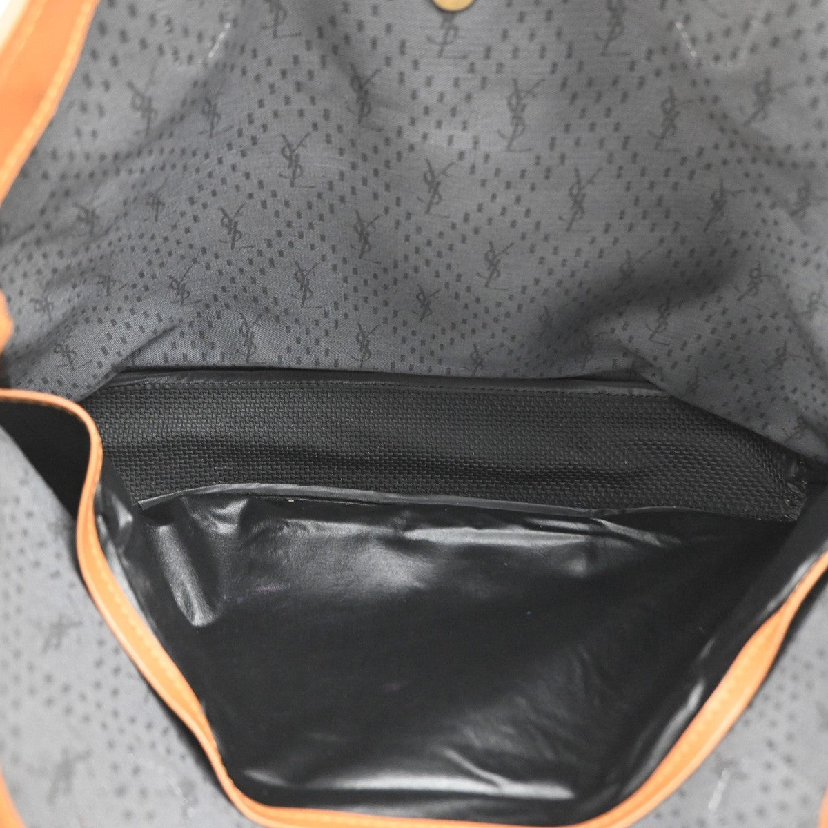 Saint Laurent Vintage Shoulder bag leather, Black, PVC, Shoulder Bag