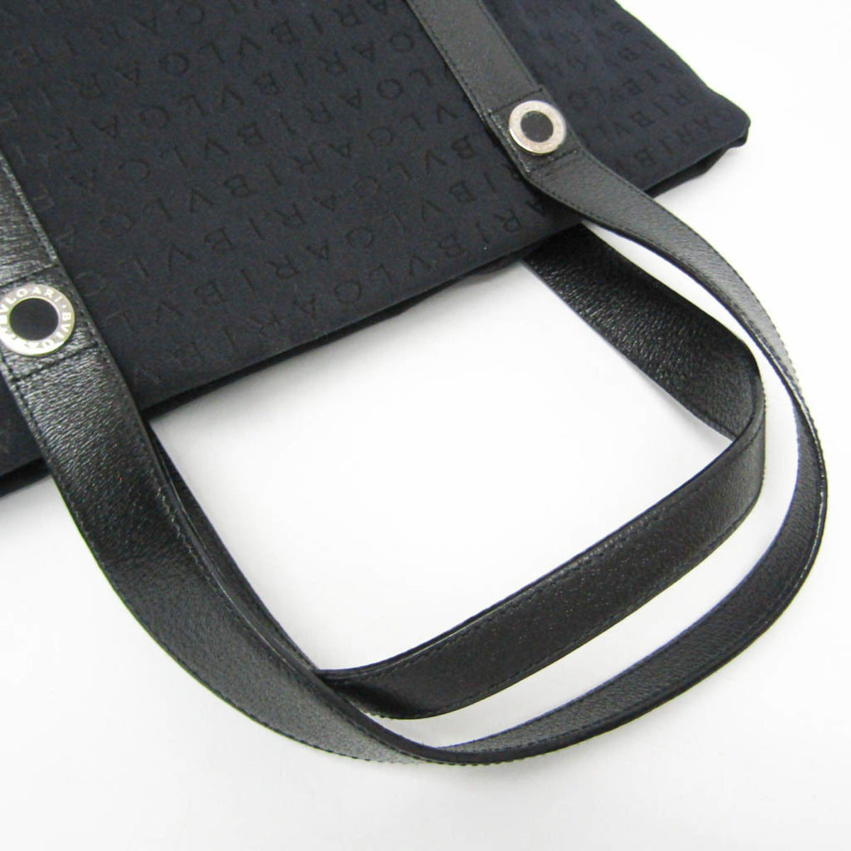 Bvlgari Logomania Canvas, Black, Canvas, Tote Bag
