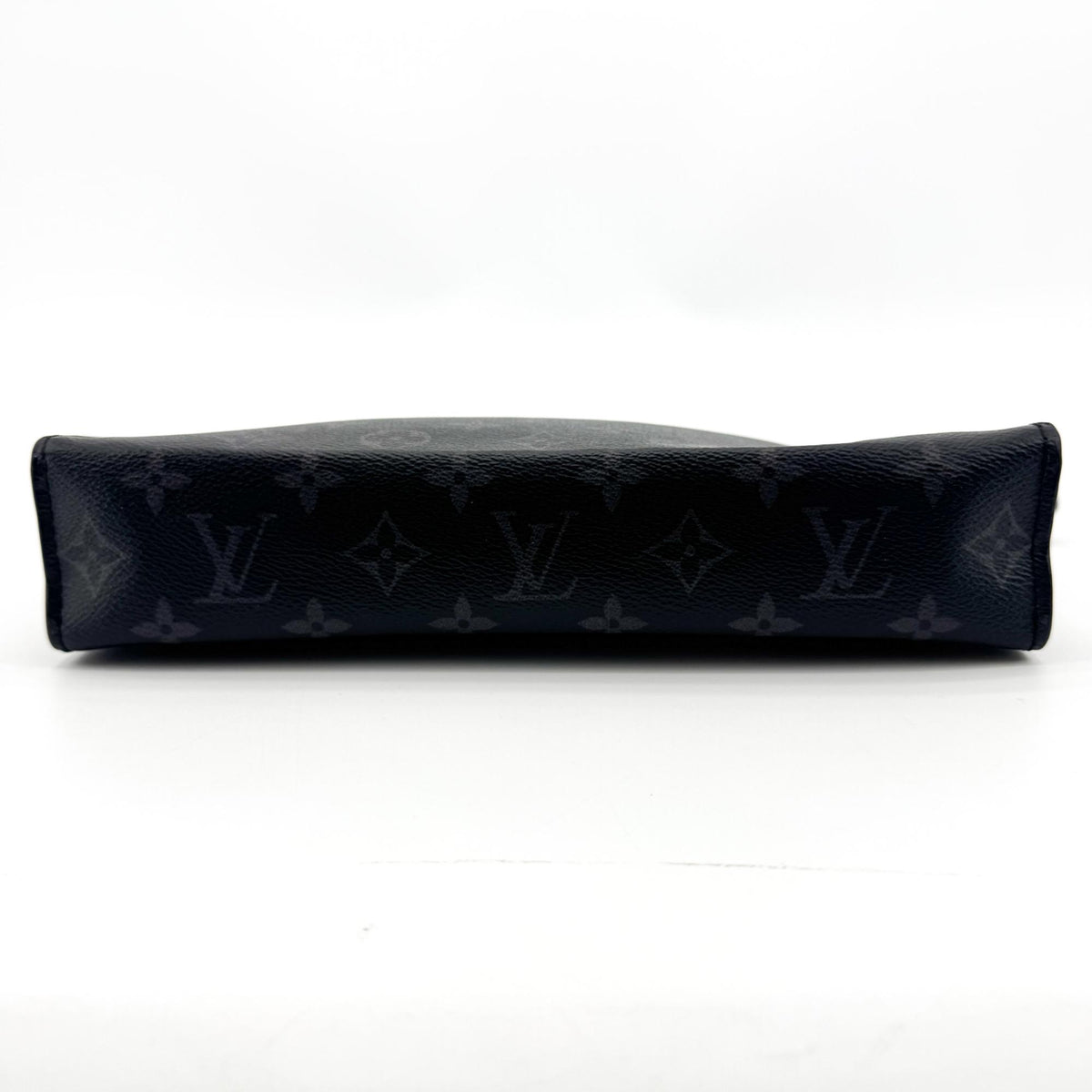 Louis Vuitton Pochette Voyage Reverse Monogram Eclipse Canvas, Black, Canvas, Clutch