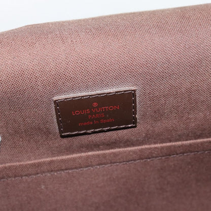 Louis Vuitton Brooklyn Damier Ebene, Brown, Canvas, Shoulder Bag