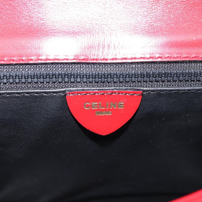 Celine Handbag Leather, Red, Leather, Handbag