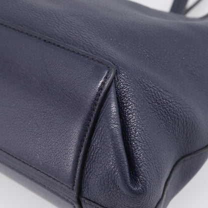 Miu Miu Madras Leather, Navy, Leather, Shoulder Bag